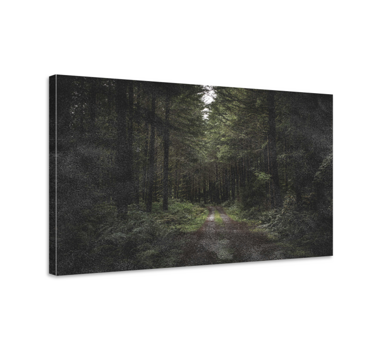 Landscape canvas forest pathway tranquility - TenStickers