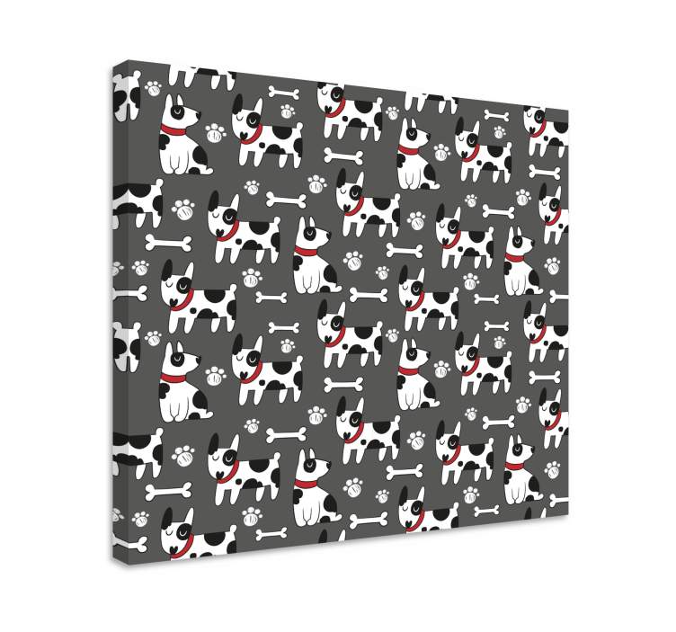 Dog wall art playful canine designs - TenStickers