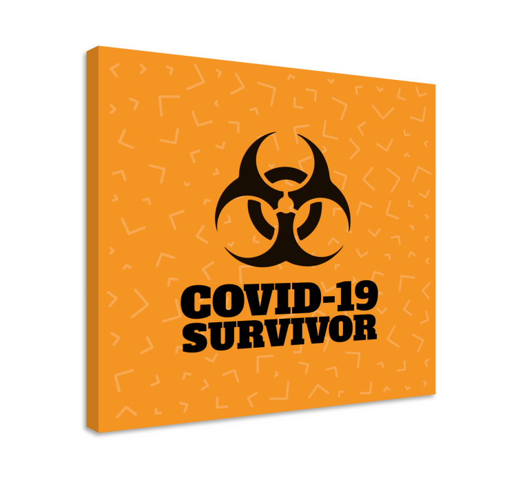 Quote canvas survivor message - TenStickers