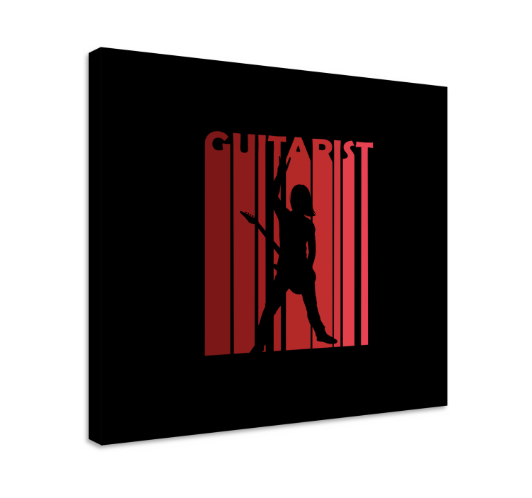 Music canvas art silhouetted performer art - TenStickers