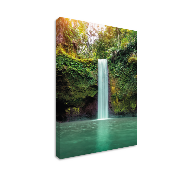 Landscape canvas tranquil waterfall scene - TenStickers