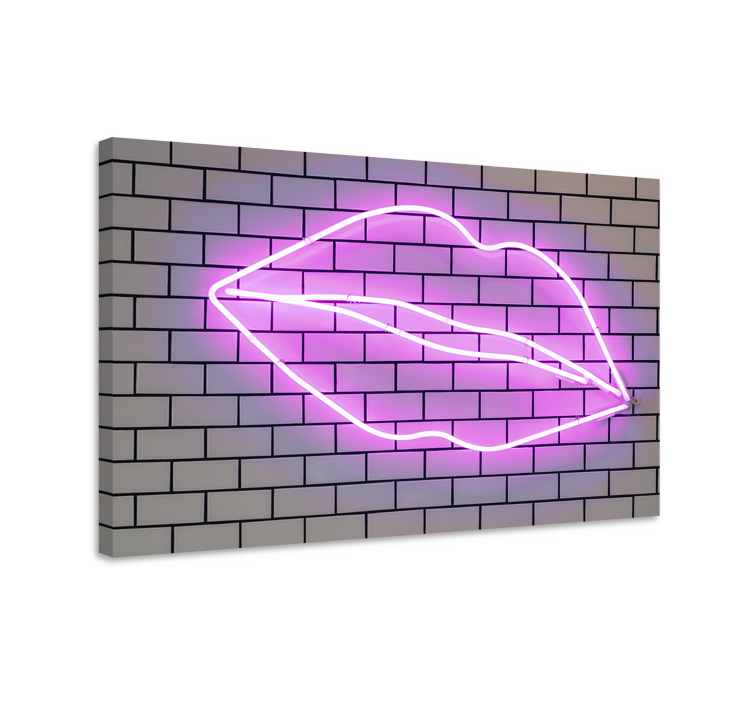 Inspirational wall art kiss neon light - TenStickers