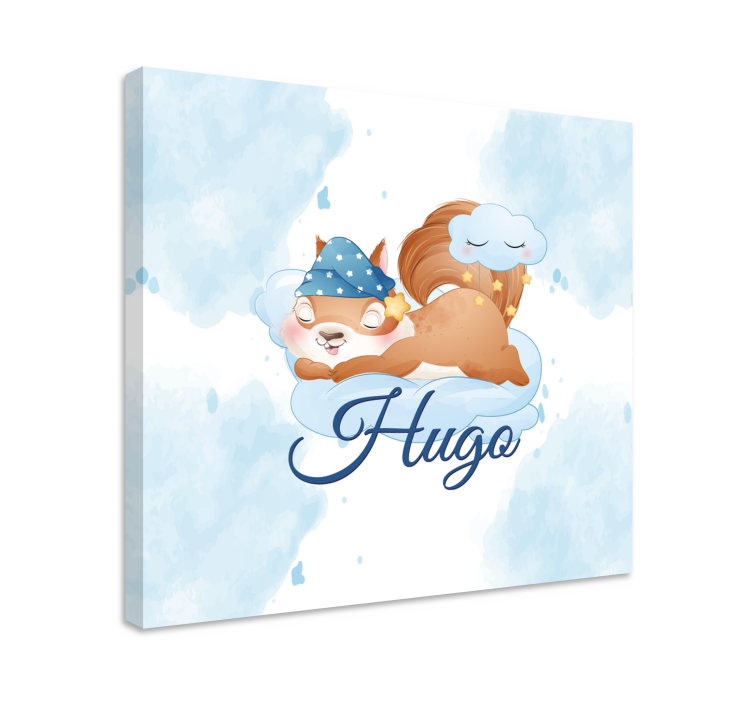 Animals blind squirrel dreaming sweetly - TenStickers