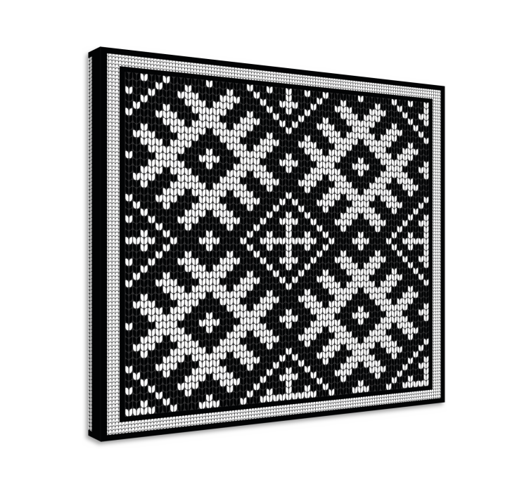 Modern canvas art elegant pattern design - TenStickers