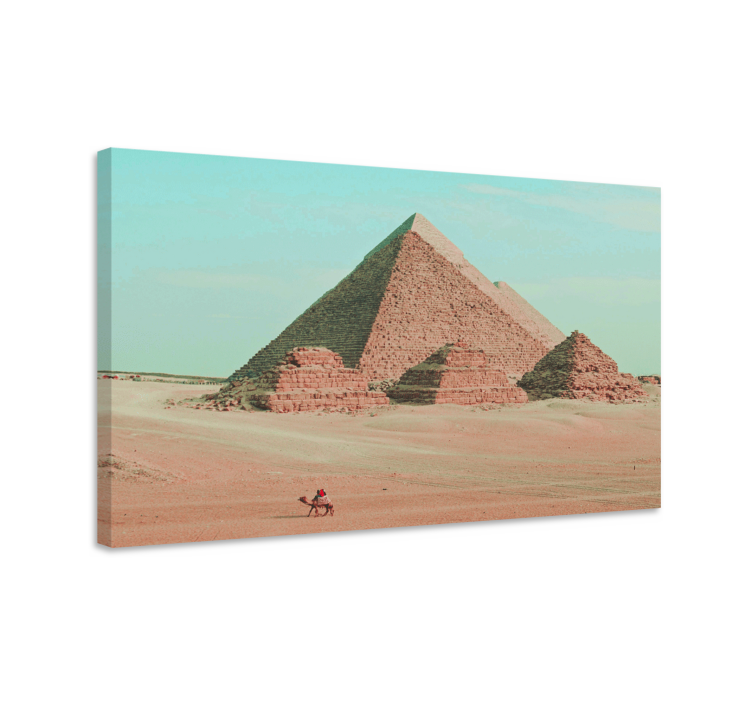 Cityscape wall art pyramids of giza decor - TenStickers