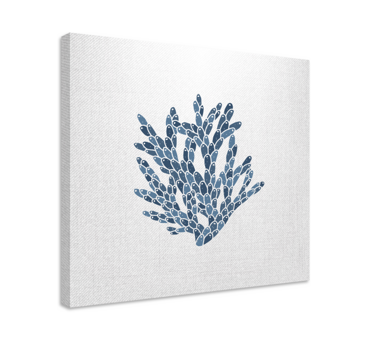 Nautical canvas art sea plant design - TenStickers