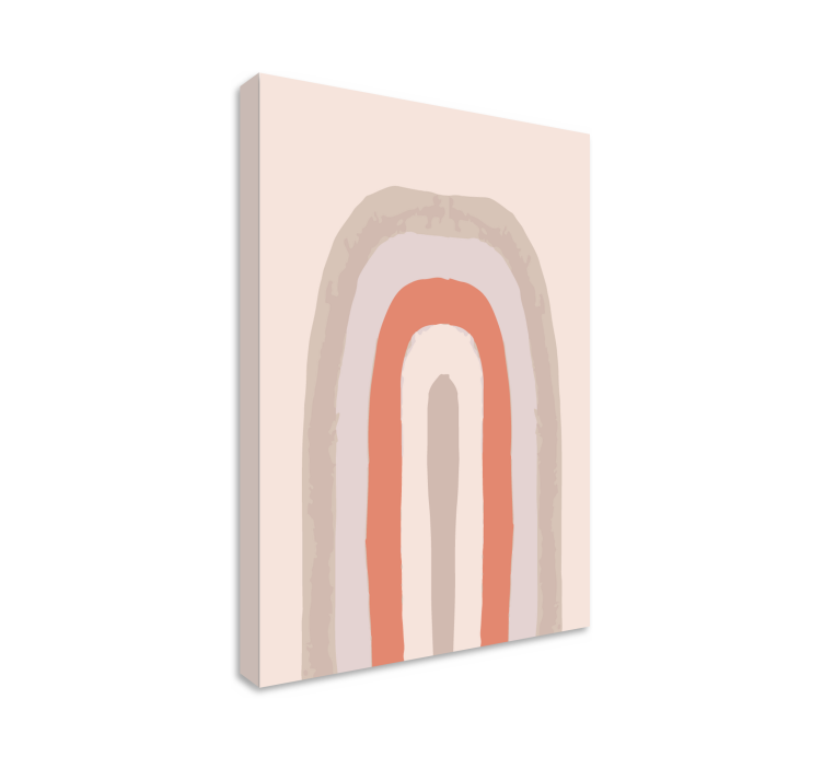 Abstract wall art soft arch design - TenStickers