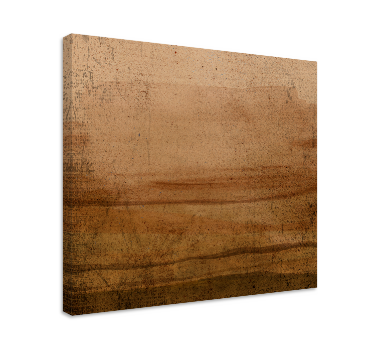 Abstract wall art earthy textured canvas - TenStickers