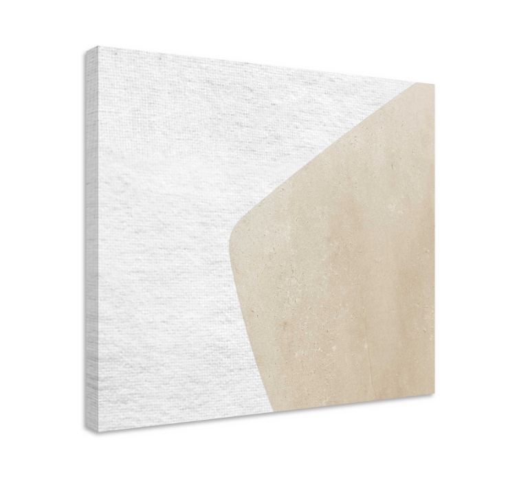 White and beige canvas with texture - TenStickers