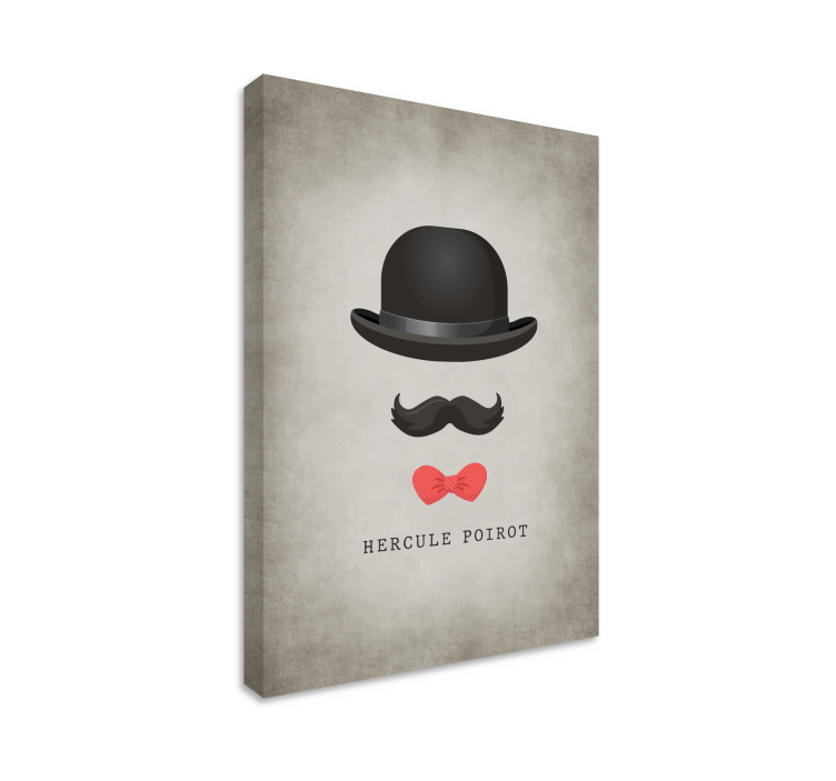 Poirot Iconic character canvas prints - TenStickers