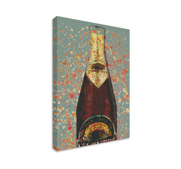 Cider Art Splash canvas art prints - TenStickers