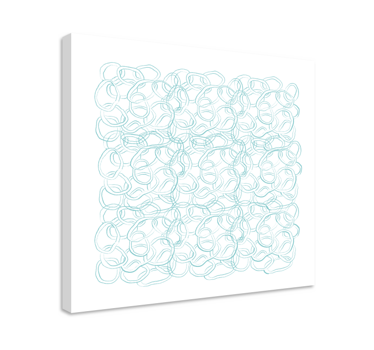 Abstract circular modern  abstract canvas - TenStickers