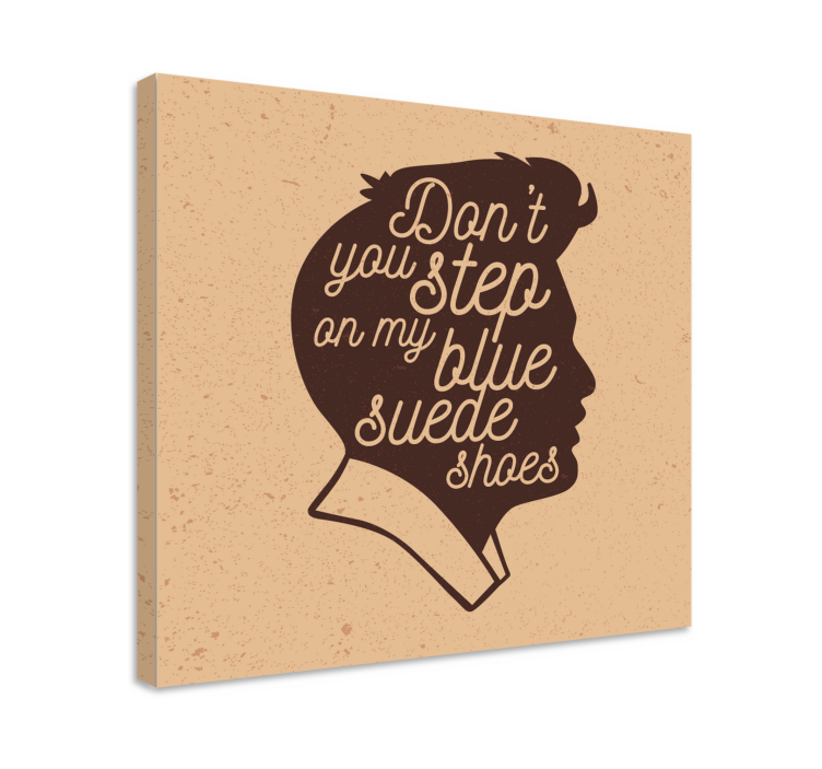 Retro canvas quotes wall art - TenStickers