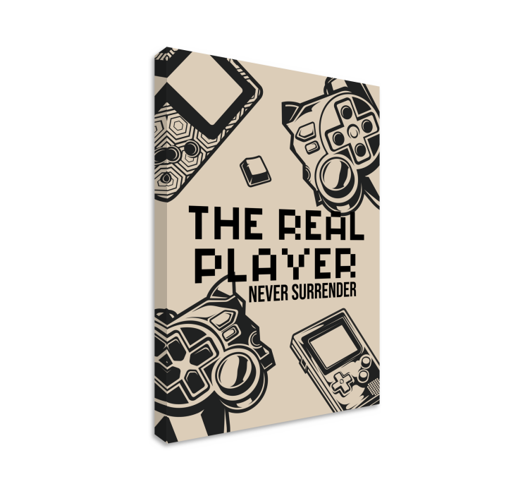 Real player teen canvas prints - TenStickers
