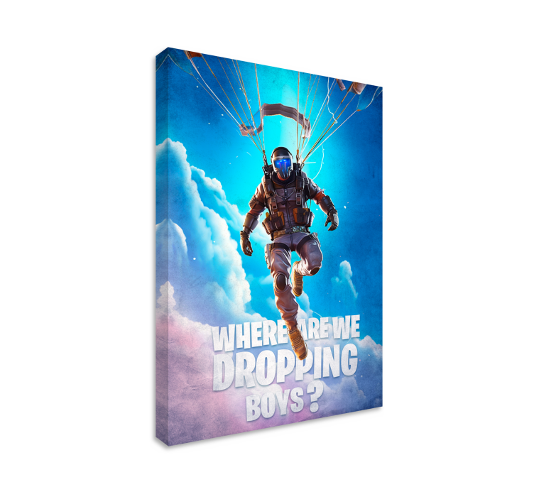 where are we dropping video game canvas art - TenStickers
