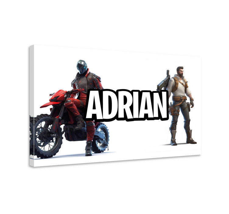 characters name video game canvas art - TenStickers