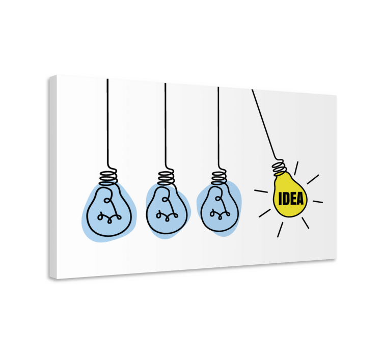 Inspirational Wall Art With Light Bulbs   - TenStickers