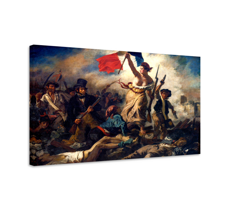 Liberty leading the people canvas art - TenStickers