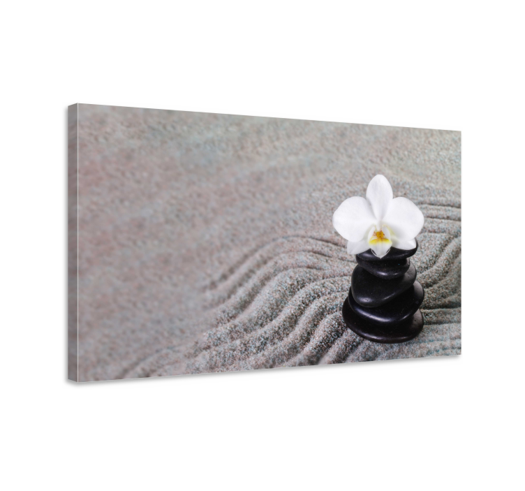 Zen stones living room wall art - TenStickers