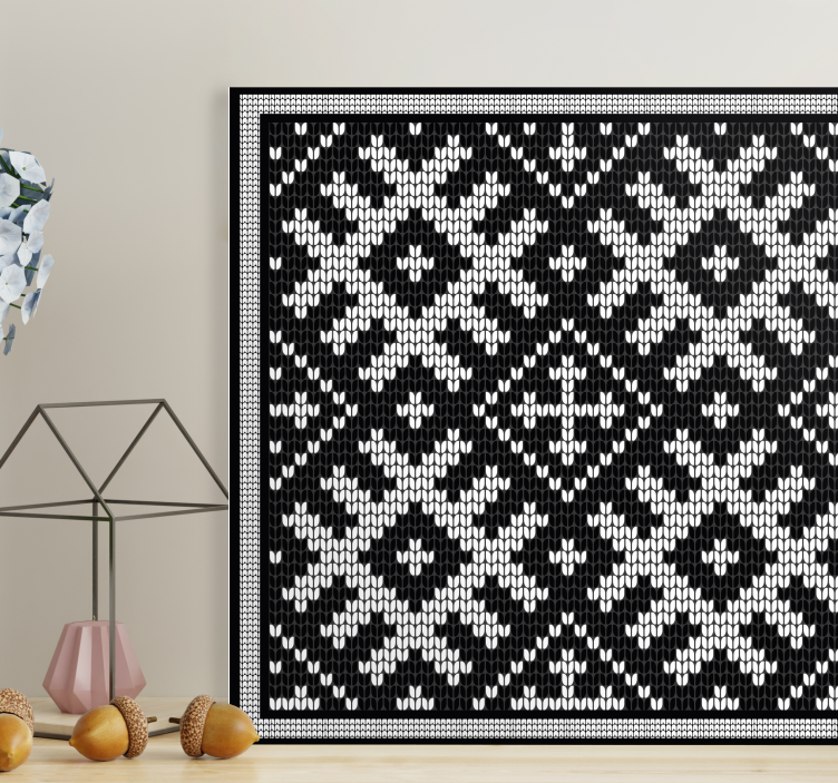 Modern canvas art elegant pattern design - TenStickers