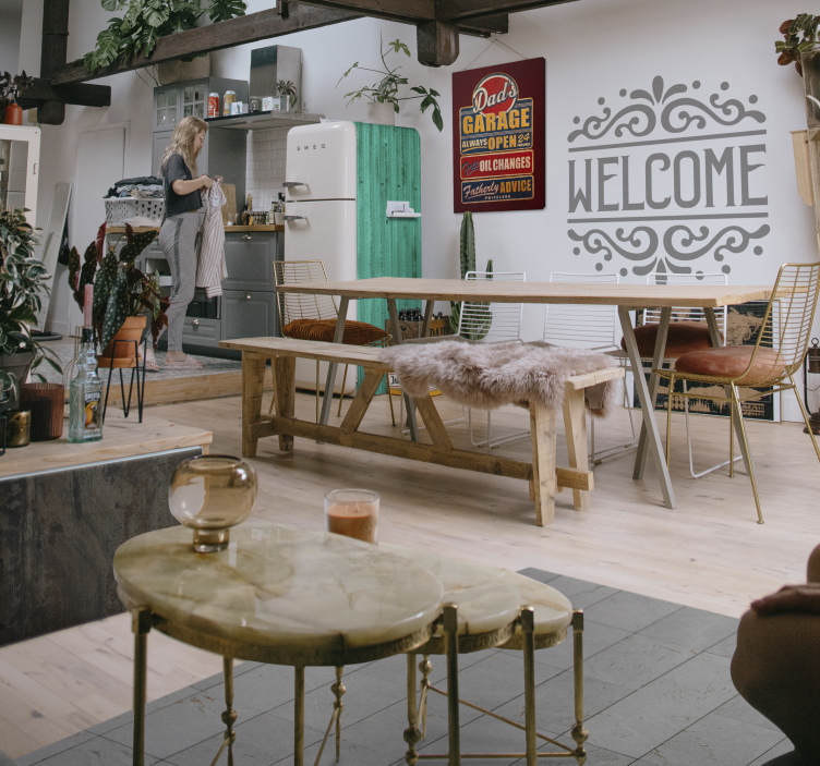 Retro billboard retro canvas - TenStickers