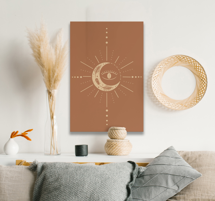 Boho Eye zen canvas print - TenStickers
