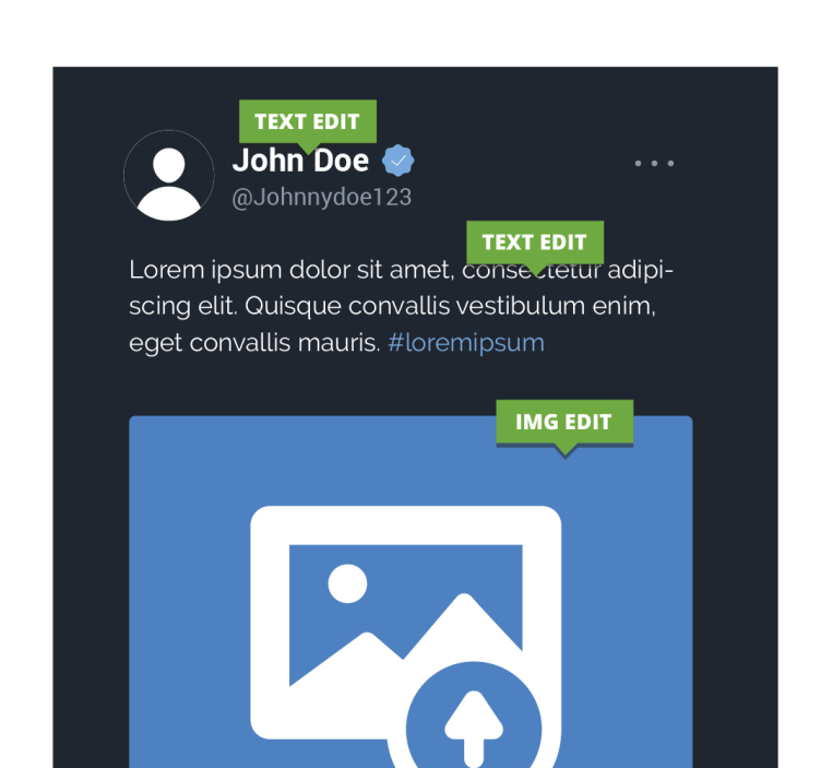 "X" Twitter Screen Customised Canvas Print - TenStickers