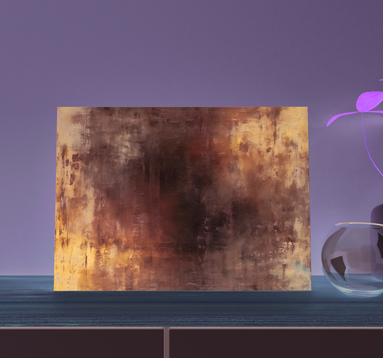 Abstract painting living room wall art - TenStickers