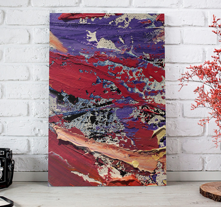 Abstract wall art in vibrant color flow - TenStickers