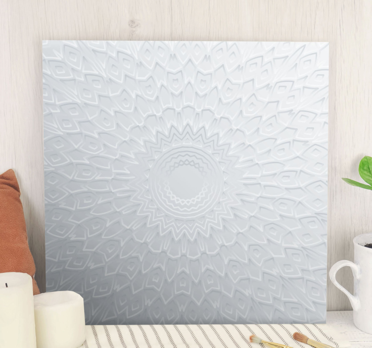 Abstract wall art intricate circular design - TenStickers