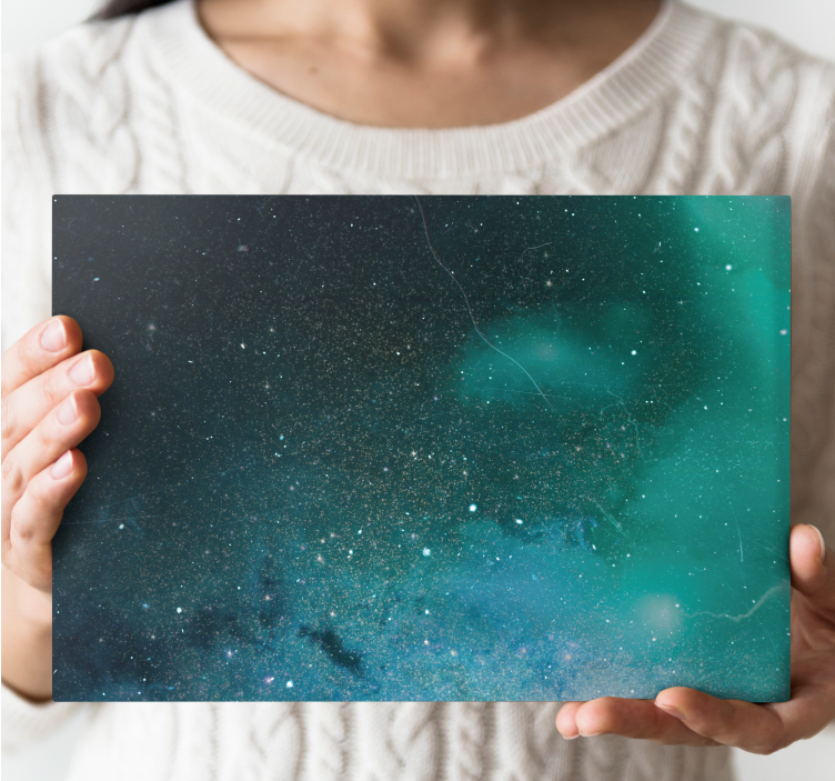 Abstract wall art starry celestial scene - TenStickers