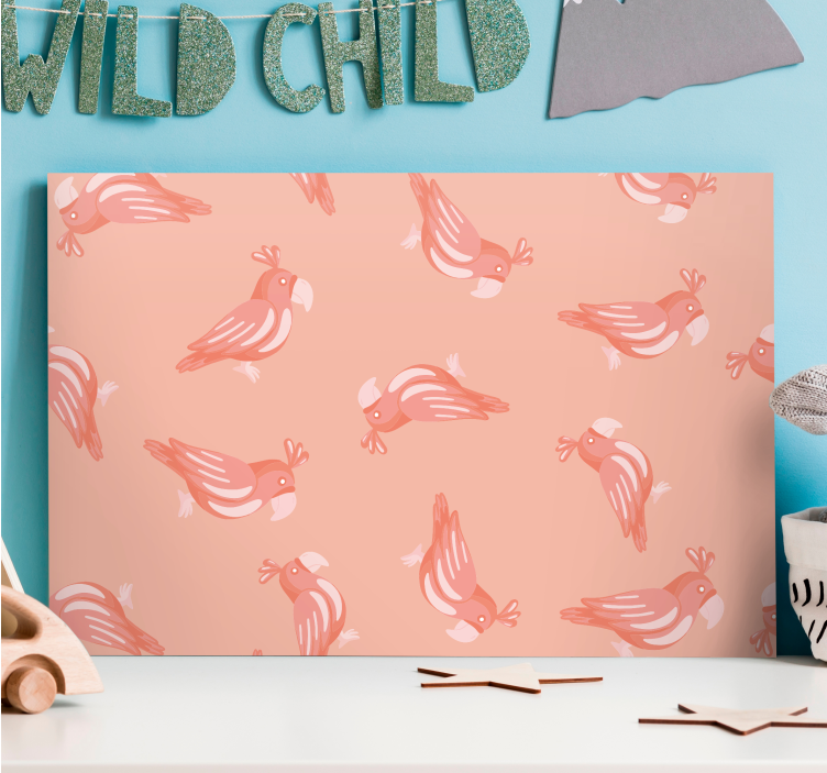 Bird canvas wall art charming avian designs - TenStickers