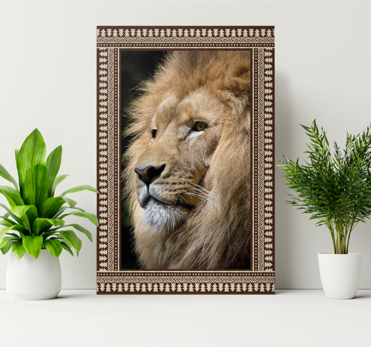 Bohemia canvas with custom photo - TenStickers