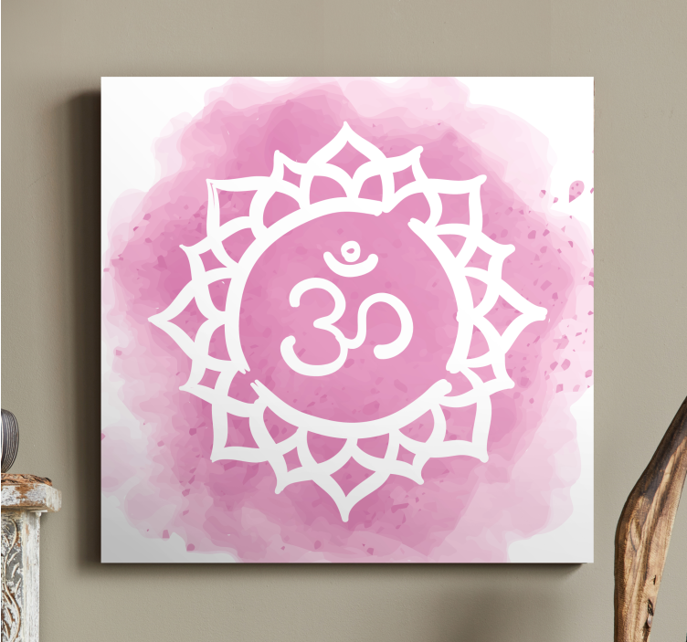 Buddha wall art om mandala design - TenStickers