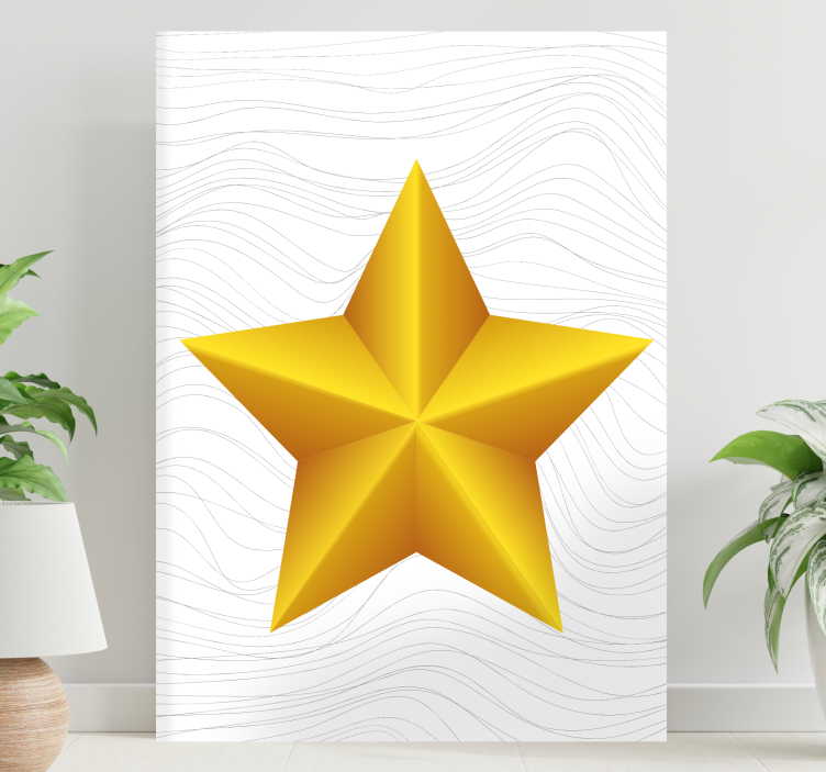 Buddha wall art three dimensional star - TenStickers