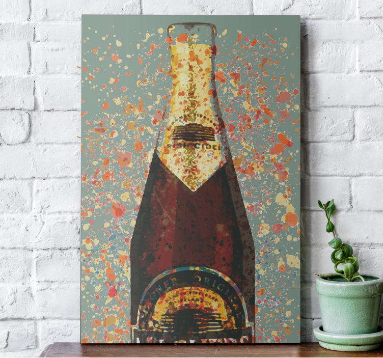 Cider Art Splash canvas art prints - TenStickers