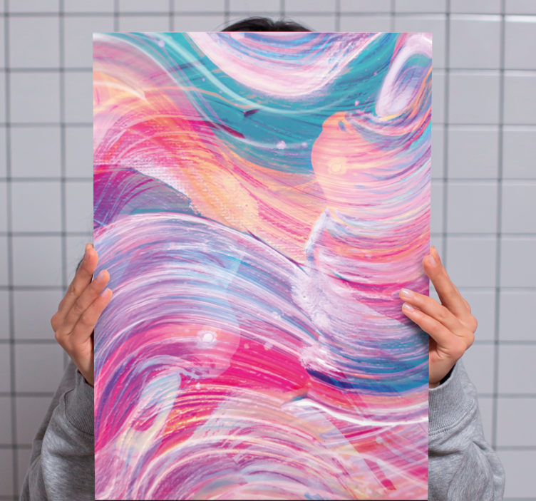 Colorful Swirl Patterns abstract wall art - TenStickers