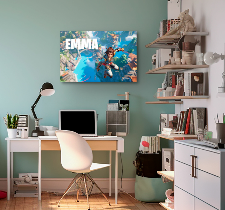 jump into the void video game canvas art - TenStickers