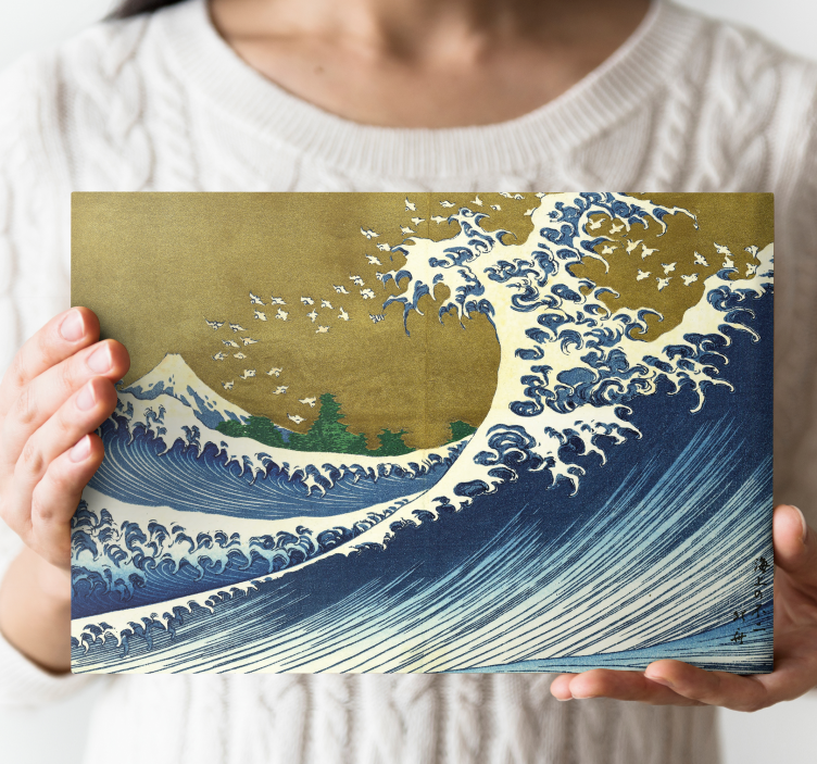 Kaijo no Fuji canvas art prints - TenStickers