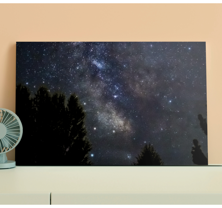 Landscape canvas celestial night sky - TenStickers