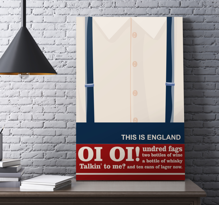 Minimalist Mod Culture quote canvas - TenStickers