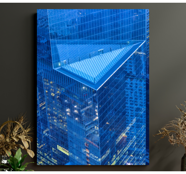 Modern Urban Architecture cityscape wall art - TenStickers