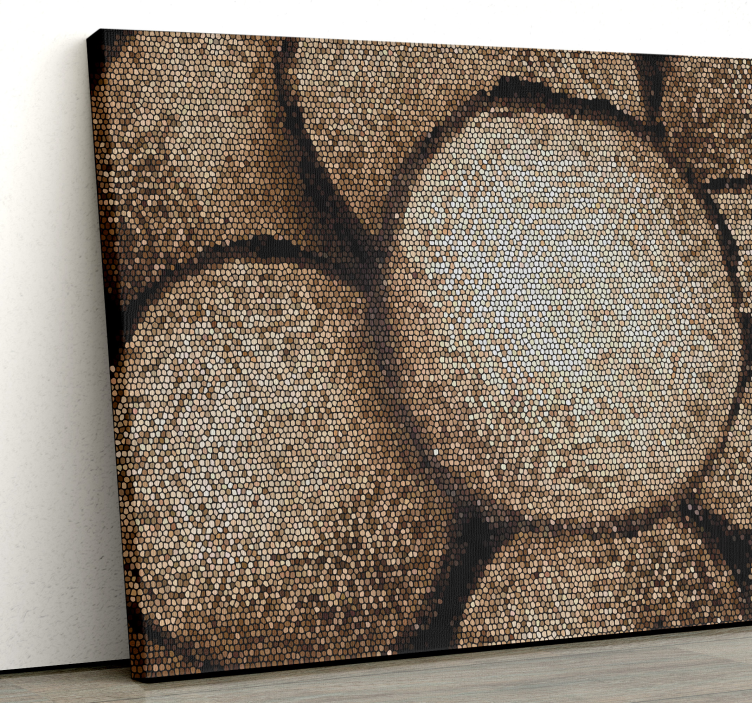 Mosaic buddha profile buddha wall art - TenStickers