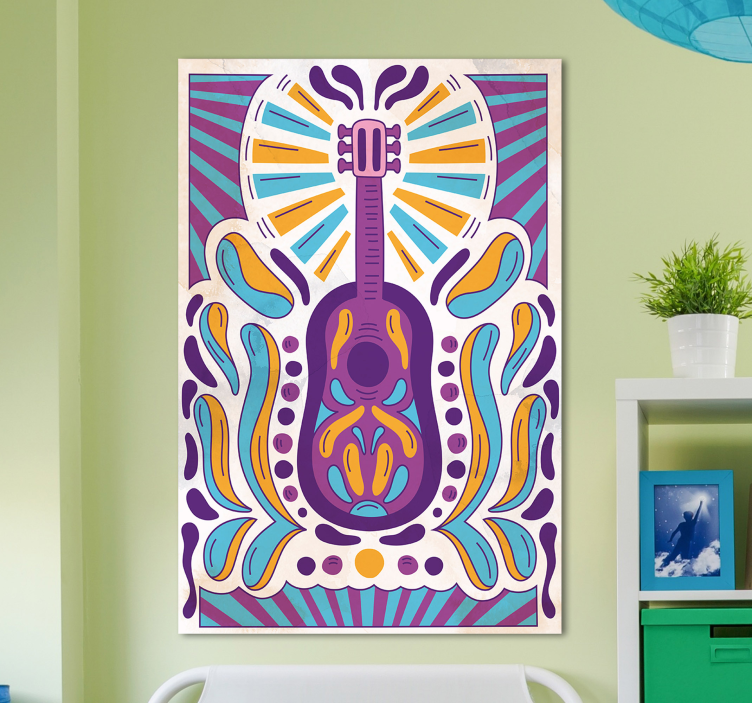 Musical motifs canvas art - TenStickers