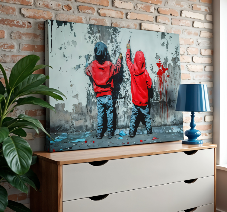 Boys paintings canvas art - TenStickers