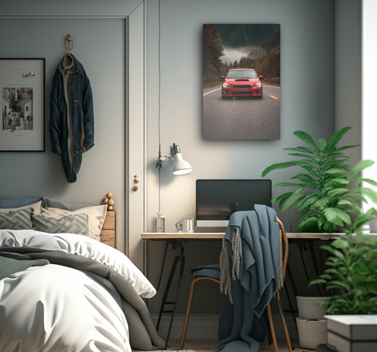 Party on the Road Canvas Print - TenStickers