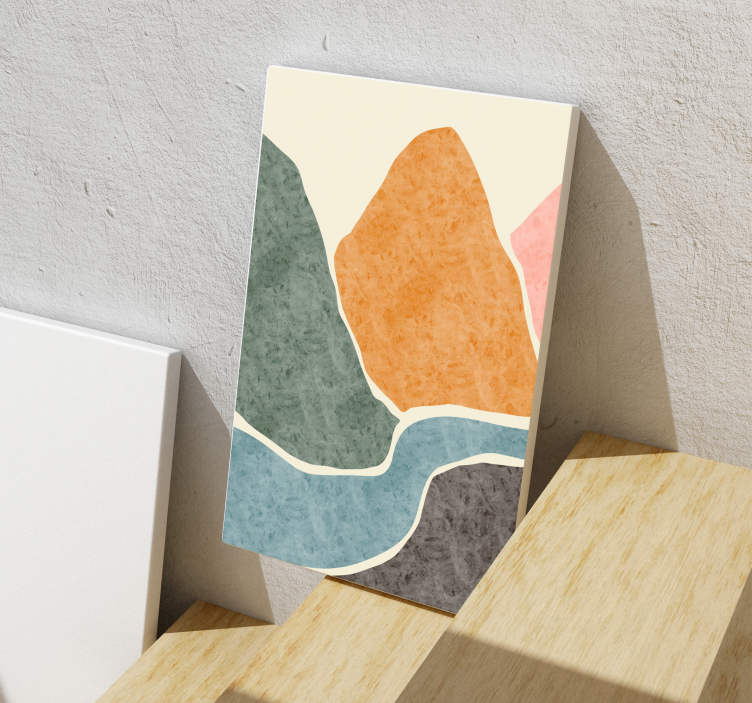 pintura moderna abstract canvas print - TenStickers