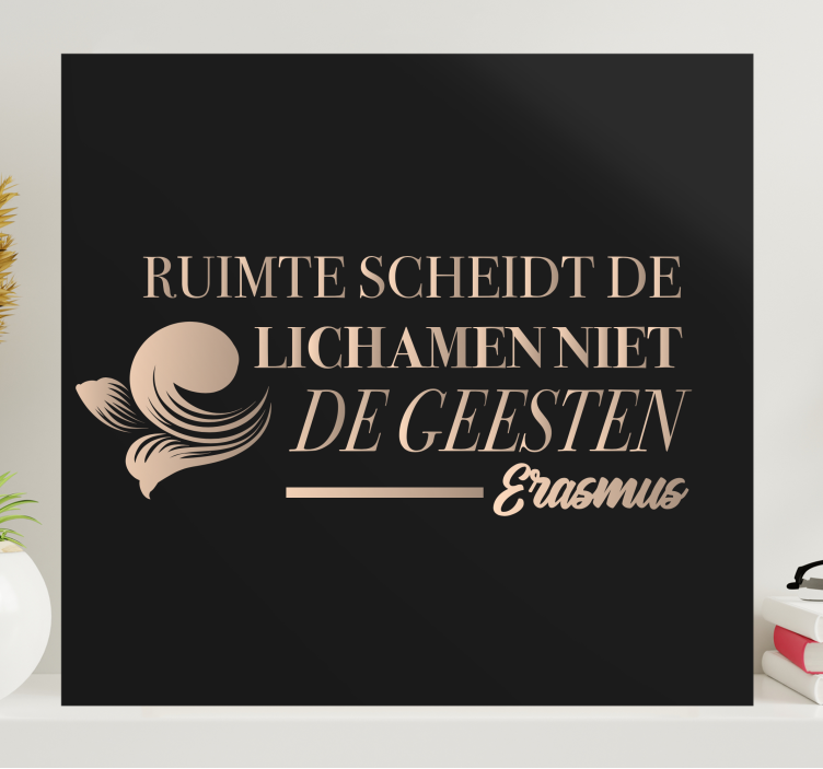 Quote canvas inspiring life reflections - TenStickers