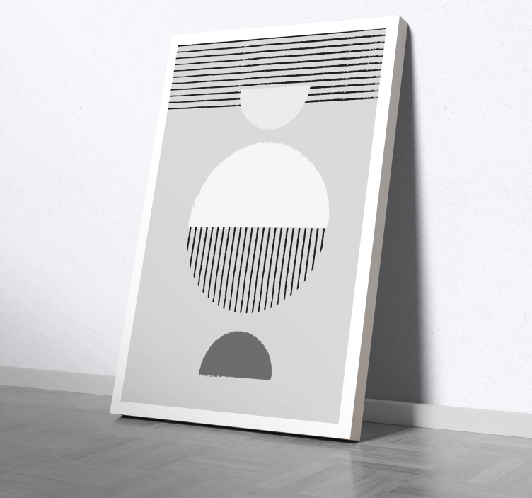 Scandinavian style dining room canvas art - TenStickers