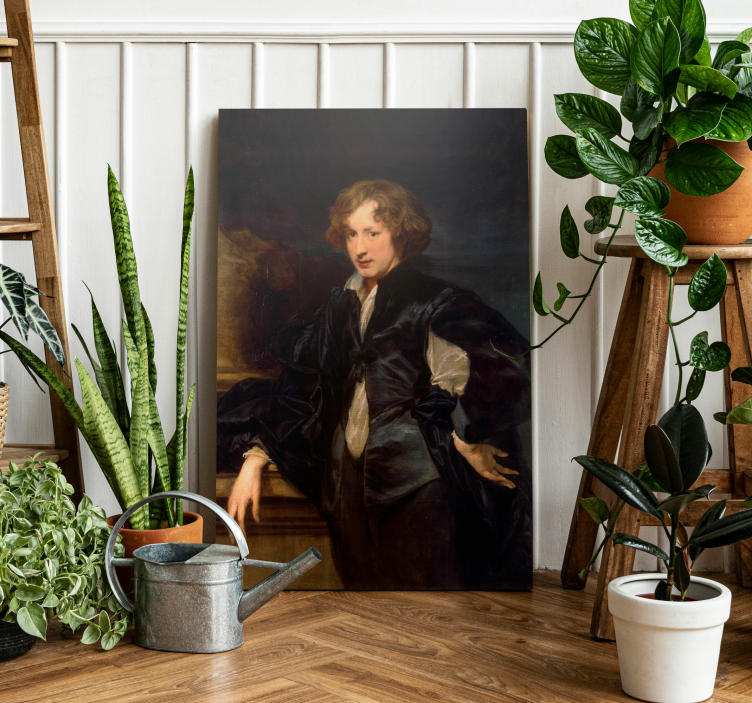 Van Dyck's self portrait canvas art - TenStickers